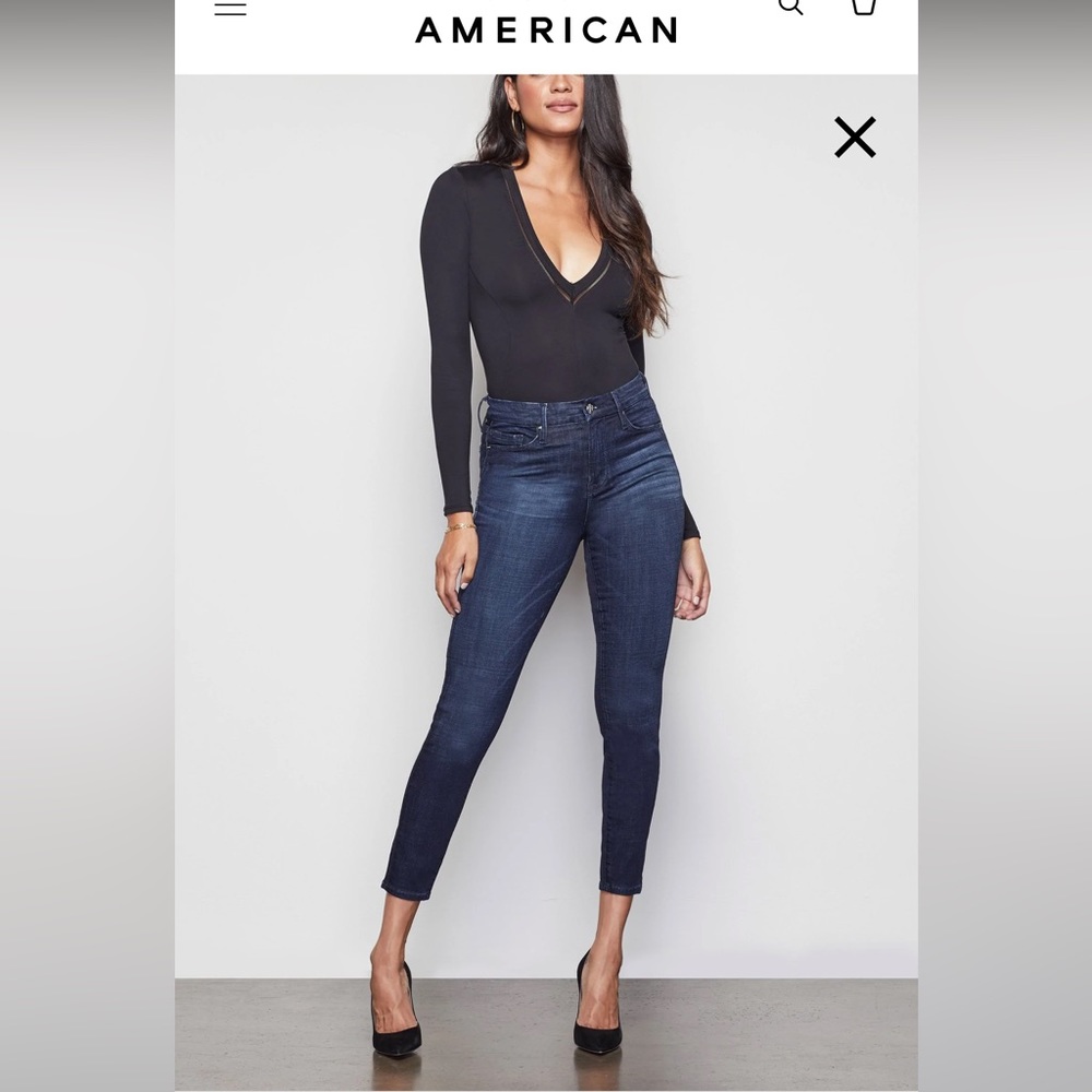 Good American Good Waist Crop